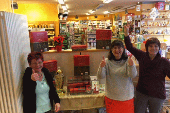 Siegerehrung Glassafe Reformhaus Feldmann